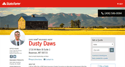 Desktop Screenshot of dustydaws.com